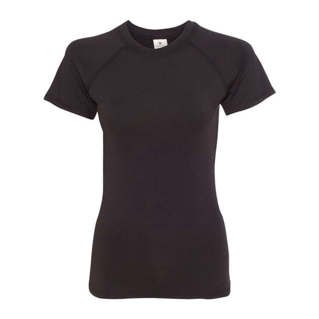 Burnside B5150 - Camiseta de protección contra sarpullidos para mujer, color negro, mediano Burnside 5150