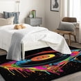 thumbnail image 4 of Music Area Rugs for Bedroom Living Room - 4x6 ft - Graffiti Carpet for Home Decor - Art Patterned Decorative Indoor Large Rug - Washable & Soft & Non Slip & Low Pile (ZF&8481), 4 of 7