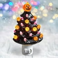 thumbnail image 5 of BKER Ceramic Halloween Black Tree Halloween Plug In Small Night Light Black Christmas Tree, 5 of 5