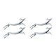 thumbnail image 1 of Monstrate Feiqiong, 2 uds., soporte para vajilla, soporte para palillos en miniatura de animales de dibujos animados, soporte para cuchara, plata 8*3 cm 2piezas, 1 of 6