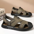 thumbnail image 6 of Men Summer Sport Sandals Athletic Beach Water Hiking Shoes Comfort Breathable Casual Non-slip Indoor Outdoor Sandal, 6 of 16