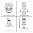 thumbnail image 4 of AMLESO Set of 2 Professional Activated Carbon Coffee Machine Replacement Parts for, 4 of 8