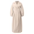 thumbnail image 4 of Vedolay Women's Winter Warm Coats Winter Coat Casual Open Front Fall Coat Khaki,L, 4 of 5