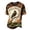 Brown, variant on Broave Halloween Shirts for Men, Witch Hat Skull Pumpkin Crewneck Short Sleeve T-Shirt, Vintage Halloween Graphic Tee for Daily Wear & Halloween Party
