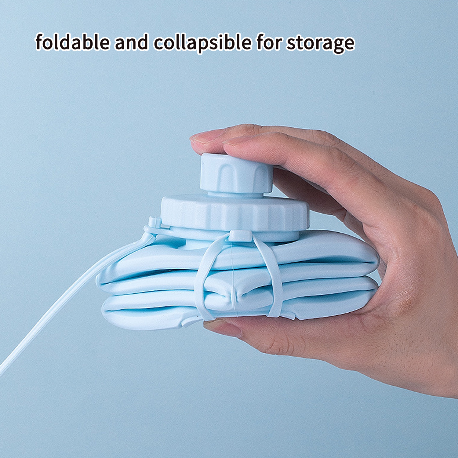 Collapsible Water Bottle 800ml– Ultralight, Leak-Proof, BPA-Free, Filter Compatible Travel & Hiking Flask