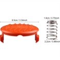 thumbnail image 3 of Couvercles de Bobine + 4 Ressorts de Remplacement - pour BLACK+DECKER RC-100-P Tondeuse - Accessoires pour Tondeuse - Couvercles de Bobine et Ressorts - Pièces de Rechange pour Tondeuses, 3 of 4
