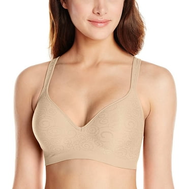BALI Nude Swirl Pattern Comfort Revolution T-shirt Bra, US 40C, UK 40C, NWOT