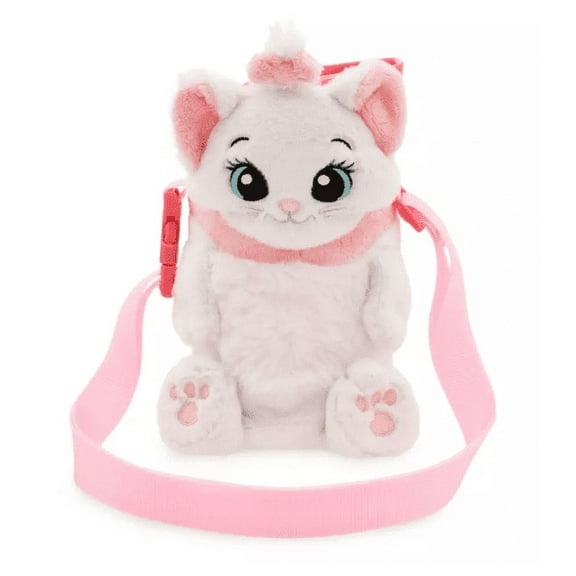 Disney Parks Marie The Aristocats Water Bottle with Plush Carrier New with Tag