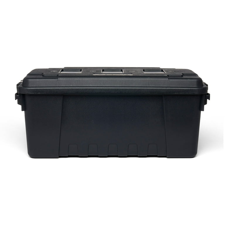 Plano Sportsman's Trunk Black 17-Gallon Lockable Storage Box
