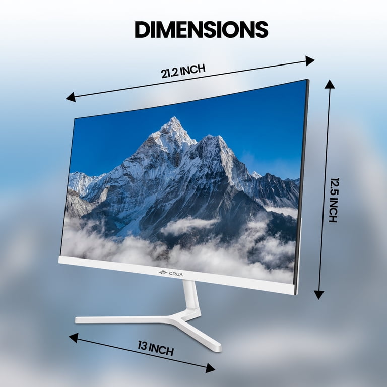 CRUA 24" FHD 100Hz Curved Gaming Monitor photo 7