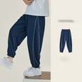thumbnail image 2 of Odeerbi 3-14 Years Kids Boys Ice Silk Sweatpants Summer Workout Athletic Sports Jogger Pants Casual Loose Ankle Joggers, 2 of 9