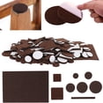 thumbnail image 2 of 357 Piece Self-Stick Furniture Felt Pads for Hard Surfaces Brown, 2 of 10