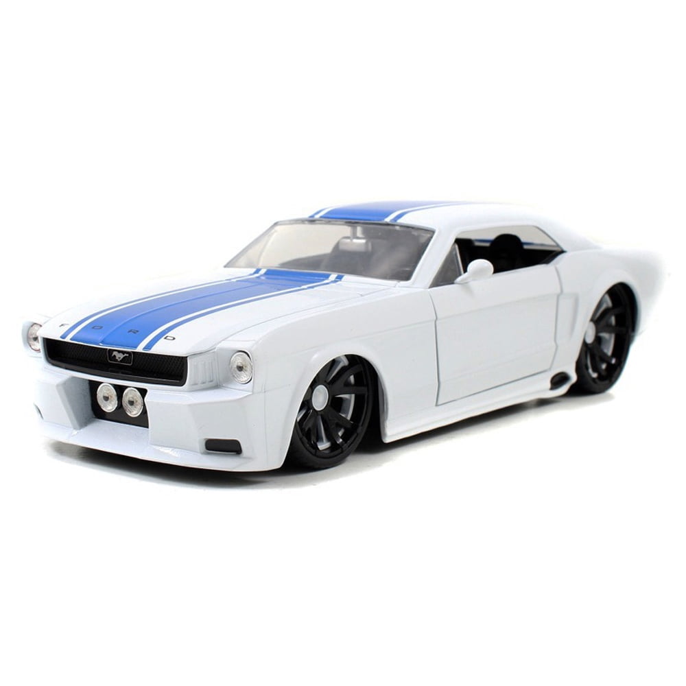 1965 Ford Mustang, White Jada Toys Bigtime Muscle 96895 1/24 scale