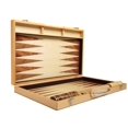 thumbnail image 2 of 18 Wood Backgammon Set - Olive Wood - Attache Case, 2 of 5