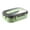 🔥 Green_New#1773, variant on Insulated Stainless Steel Lunch Box | 2-Compartment Food Container | Leak-Proof Bento with Cutlery | Portable Handle | Dishwasher Safe | 23x17x7.2cm | 450g | Thickened Design