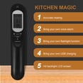 thumbnail image 3 of TEHAUX 1 Set Meat Thermometers Meat Black for Cooking and Kitchen Use, 3 of 6