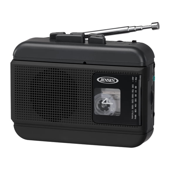 Reproductor y grabadora de casetes Jensen con radio AM/FM 120 V