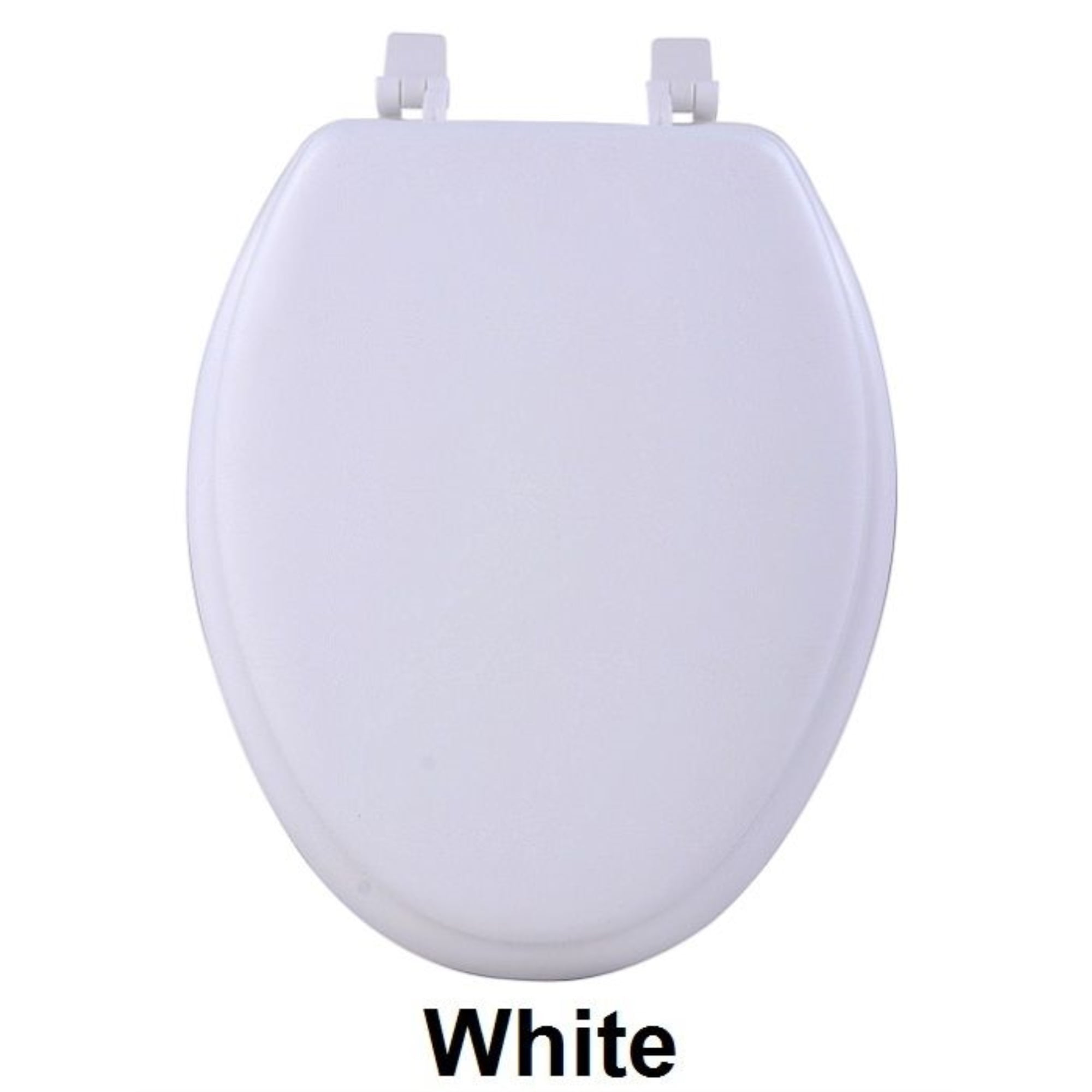 Ergode Fantasia 19 Inch Soft Elongated Vinyl Toilet Seat White