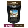 (2 Pack) Boca Java Boca Villa Dark Roast Whole Bean Coffee, 8 oz Bag