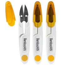 JubileeYarn Professional Multi-Purpose Thread Snips - Yellow - 3 Pairs