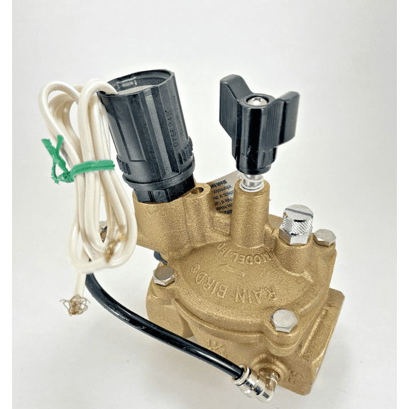 RAIN BIRD MODEL 150 1.5" BRASS ELECTRIC SPRINKLER VALVE LISTS FOR $497!