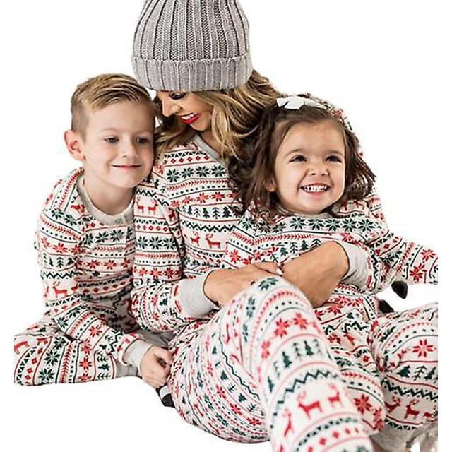 Pyjamas de Noël pour la Famille, Ensembles de Pyjamas de Noël Assortis