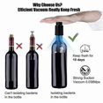 thumbnail image 4 of Reusable Wine Bottle Stoppers, 2 Pack Vacuum Seal Preservers for Wine Corks and Bottles, 4 of 5