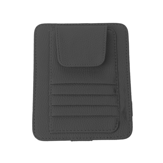 Kenally Parasol para coche, bolígrafo para billetes, tarjetero, organizador de CD y DVD, caja de almacenamiento, Clip para gafas de sol, accesorios para Automoción decorativa y accesorios No.05 Kenally VI000149-05B
