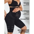 thumbnail image 3 of Athlemo Plus Size Maternity Shorts Over The Belly Shorts for Pregnancy Workout Yoga Athletic Casual Lounge, 3 of 8