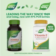 Nature's Way Vitamin E Softgels, D-Alpha Tocopherol, Essential Antioxidant, 268mg per Serving, 100ct