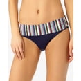 thumbnail image 4 of Anne Cole Women's Fold-Over Band Bottoms Swimsuits, Navy/Multi, X-Small, 4 of 4