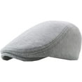 thumbnail image 4 of CoCopeaunts Cotton Newsboy Hats for Men Soft Casual Beret Solid Unisex Retro Driver Flat Hat Newsboy Cap Outdoor Beret Hat, 4 of 7