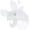 White, variant on Byfri Feather Veil Fascinator Hat Black Polyester 22x20cm Elegant Pillbox Headwear for Wedding Tea Party