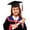 a-Black, variant on WELOIJEVBE Kids Kindergarten Graduation Cap and Gown Set Graduation Photography Outfit Navy Cap and Gown Outfit 5-6 Years