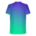 thumbnail image 5 of Nnhblu Mens Short Sleeve Shirts Casual Round Neck Men's T-Shirts Athletic Gym Active T Shirt Mens Hipster Hiphop Tees, Blue-XL, 5 of 5