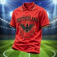 thumbnail image 2 of 2026 Germany Soccer Mens Tshirts Short Sleeve Casual Crewneck Pullover Summer Tops Soccer Shirt for Men Indoor Outdoor Activities Daily Wear, 2 of 3