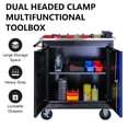 thumbnail image 2 of ARTMAN Rolling Tool Chest,Movable Lockable Double Door Partition, with Lock Hardware, Storage Tool Cart for Garage Workshop Warehouse, 2 of 11
