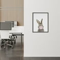 thumbnail image 7 of WFSposter Bubblegum Bunny Framed Canvas Wall Art by Outstanding Painter, Whimsical Baby Animal Art for Home Decoration, 7 of 7