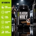 thumbnail image 4 of NutraBio Classic Whey Protein Powder- 25G of Protein Per Scoop - No Fillers, Artificial Colors, Preservatives - Chocolate Milkshake, 2 Pounds, 4 of 7
