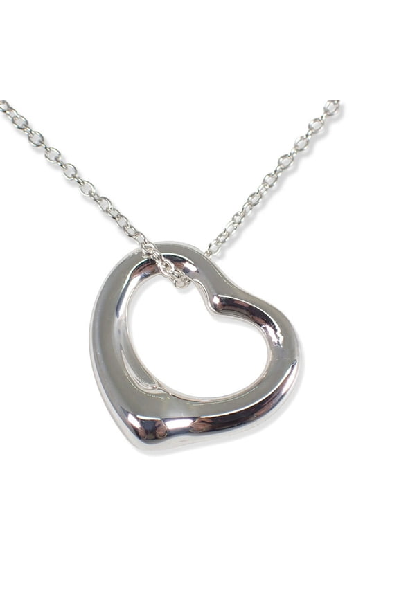 Pre-Owned TIFFANY & Co. 925 Heart Pendant Necklace