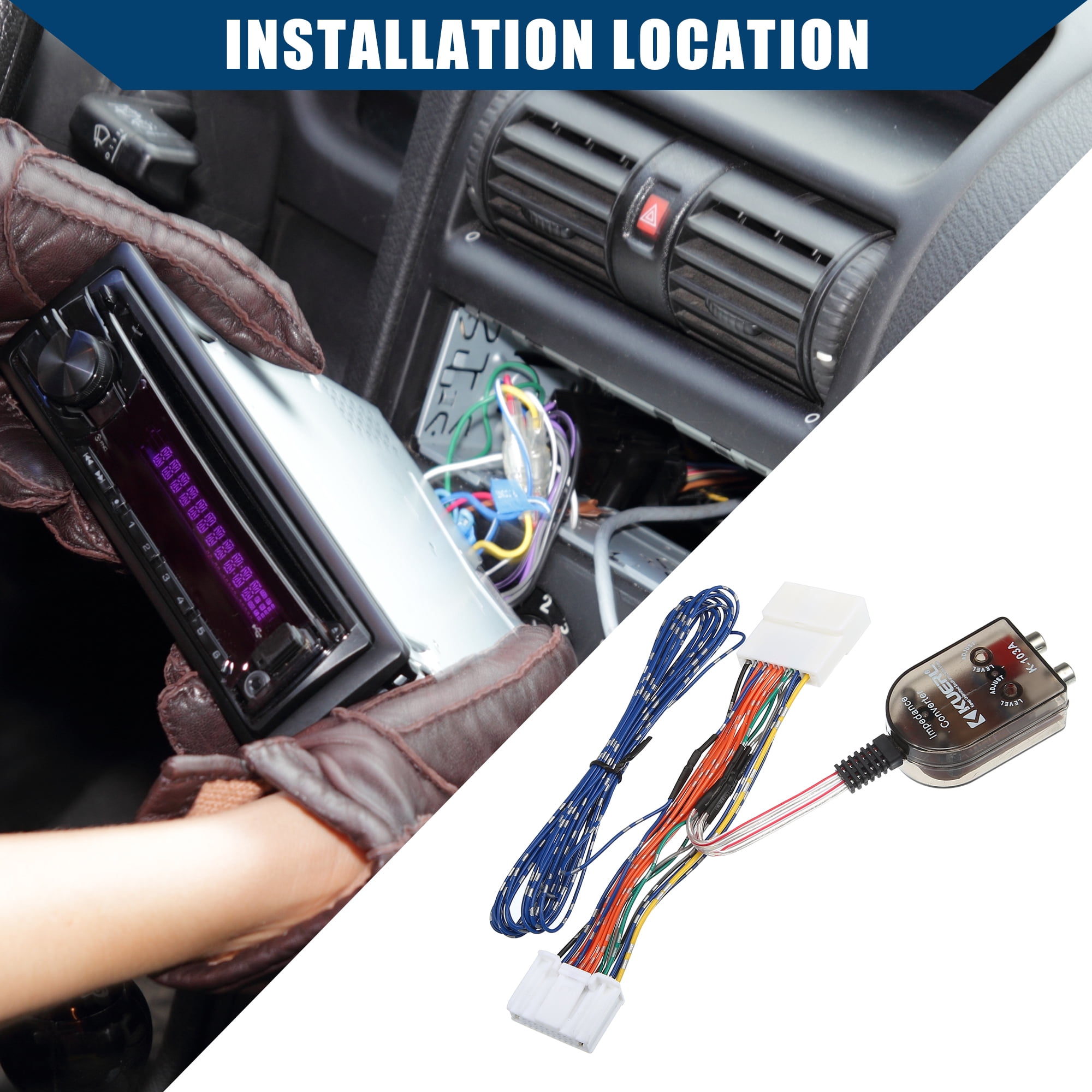 Unique Bargains Radio Add a Subwoofer Amplifier Harness for Nissan and for Subaru Models
