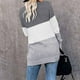 thumbnail image 4 of Puntoco Mujer Casual Soild Manga Larga Bolsillo Felpa Punto Largo Cardigan Suéter Liquidación Puntoco Puntoco-3139, 4 of 7