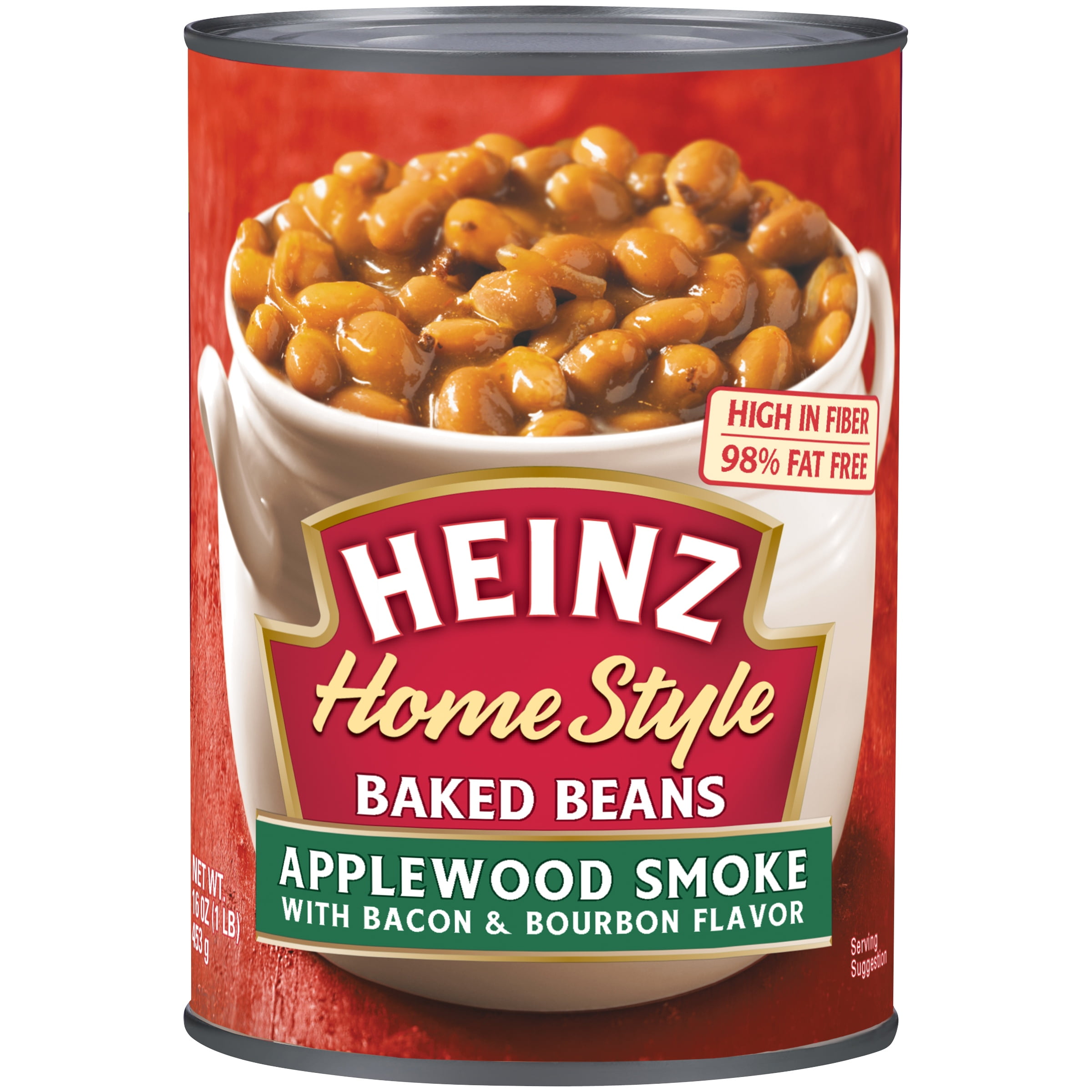 Heinz HomeStyle Applewood Smoke with Bacon & Bourbon Flavor Baked Beans