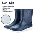 thumbnail image 2 of AUXDIQ Wellington Boots Men Mid-calf Wellies Waterproof Rain Boots Outdoor Garden Shoes, 2 of 6