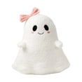 thumbnail image 2 of Spooky Ghost Plush Halloween Decorations Cute Ghost Stuffed Animal Throw Pillows Plushies Holiday Gifts 8.6x13 in, 2 of 6