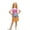 a-50Hot Pink16, variant on Girls Kids Adjustable Strap Bib Overall Skirt With Gradient Ice Cream Waffle Cone Letter Print A Line Loose Fit For Daily Outdoor Play Summer Casual Outings Soft Skirts