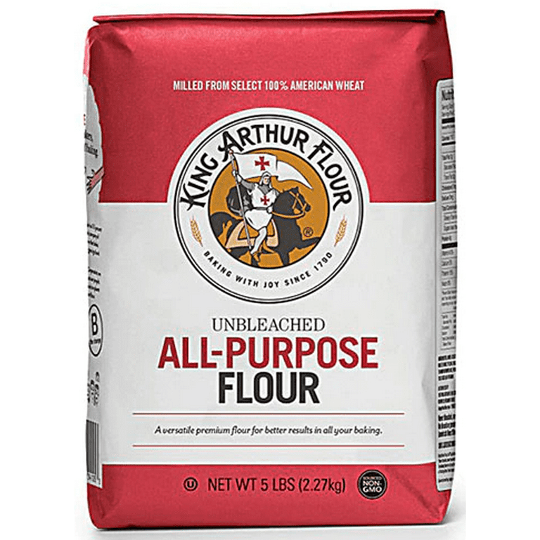 King Arthur Baking Company Unbleached All-Purpose Flour 5 Lb Bag, Flour &  Meals