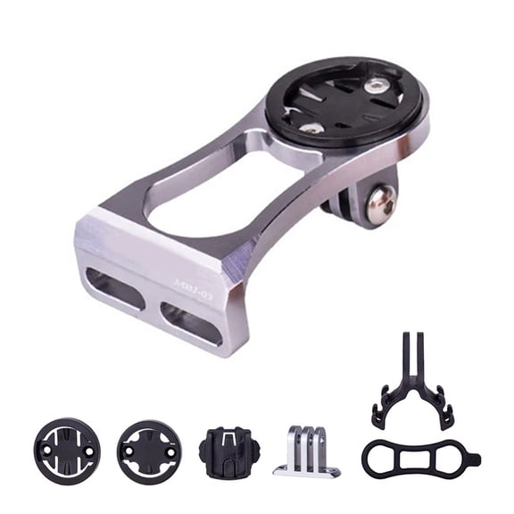 RUISINERY Aluminiums Alloys Bicycles Computer Mount Road Bicycles Handlebars Extension Bracket Camera Light Stopwatches Holder