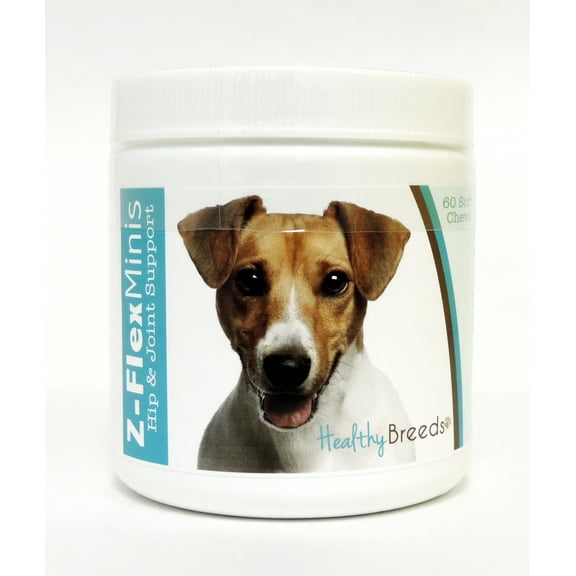 Healthy Breeds Jack Russell Terrier Z-Flex Minis Hip & Joint Support Soft Chews 60 Count