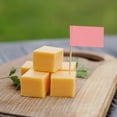 thumbnail image 6 of 100 Pcs Flag Toothpicks Cake Toppers Cheese Markers Party Decor Colored Yellow, 6 of 8